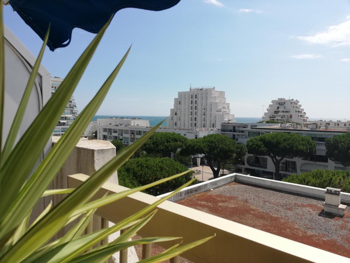 Le Semaphore - Studio Climatise, Grande Terrasse Vue Mer - Parking, Wifi La Grande Motte Ngoại thất bức ảnh