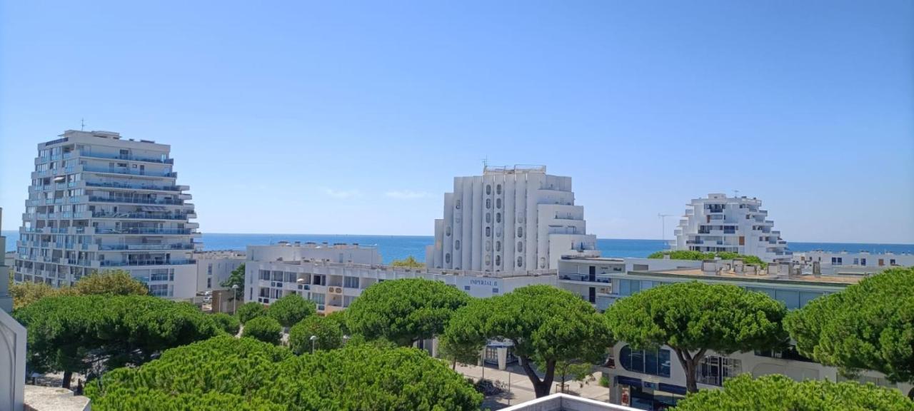 Le Semaphore - Studio Climatise, Grande Terrasse Vue Mer - Parking, Wifi La Grande Motte Ngoại thất bức ảnh