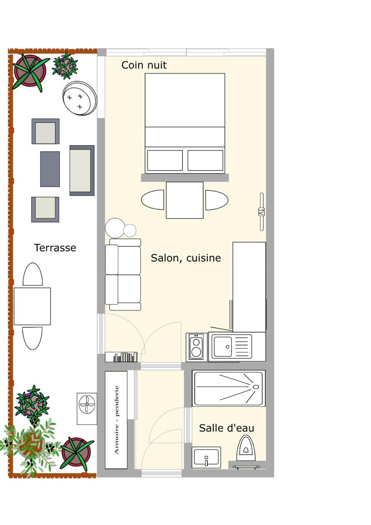 Le Semaphore - Studio Climatise, Grande Terrasse Vue Mer - Parking, Wifi La Grande Motte Ngoại thất bức ảnh
